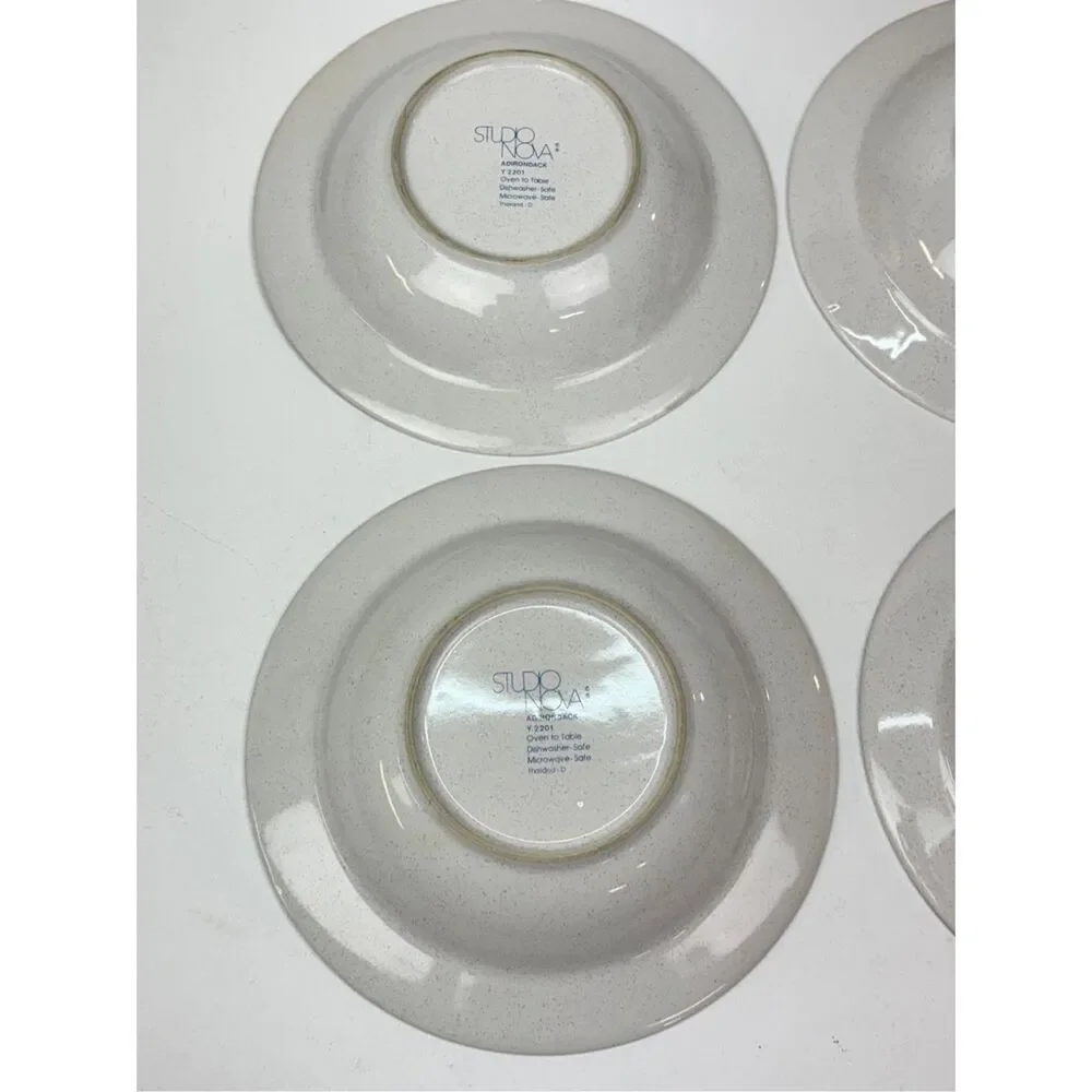 Studio Nova Adirondack Wide Rim Soup Bowls 8 1/4
